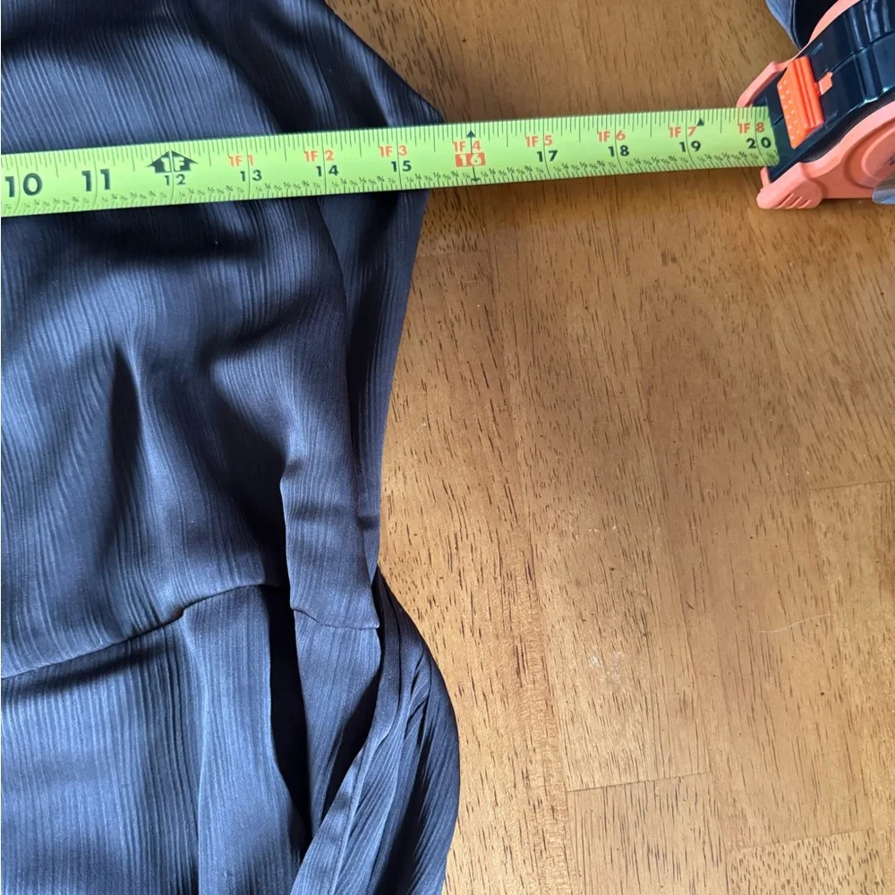 Sachin + Babi Elegant Chocolate Brown Maxi Dress with Long Shoulder Bow Size 10 - Picture 9 of 11